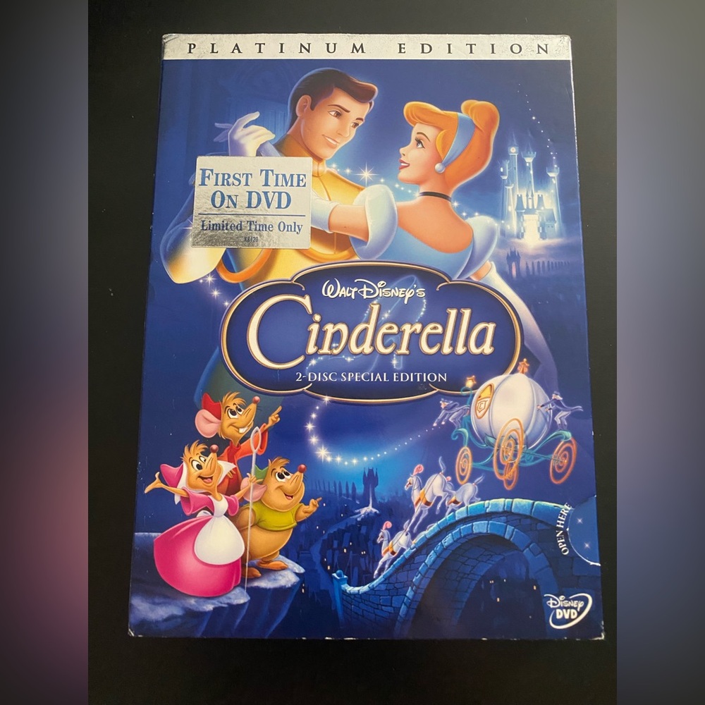 7 Disney Animated Movie DVD Lot Cinderella Bambi Frozen Little Mermaid Monsters - Picture 2 of 16